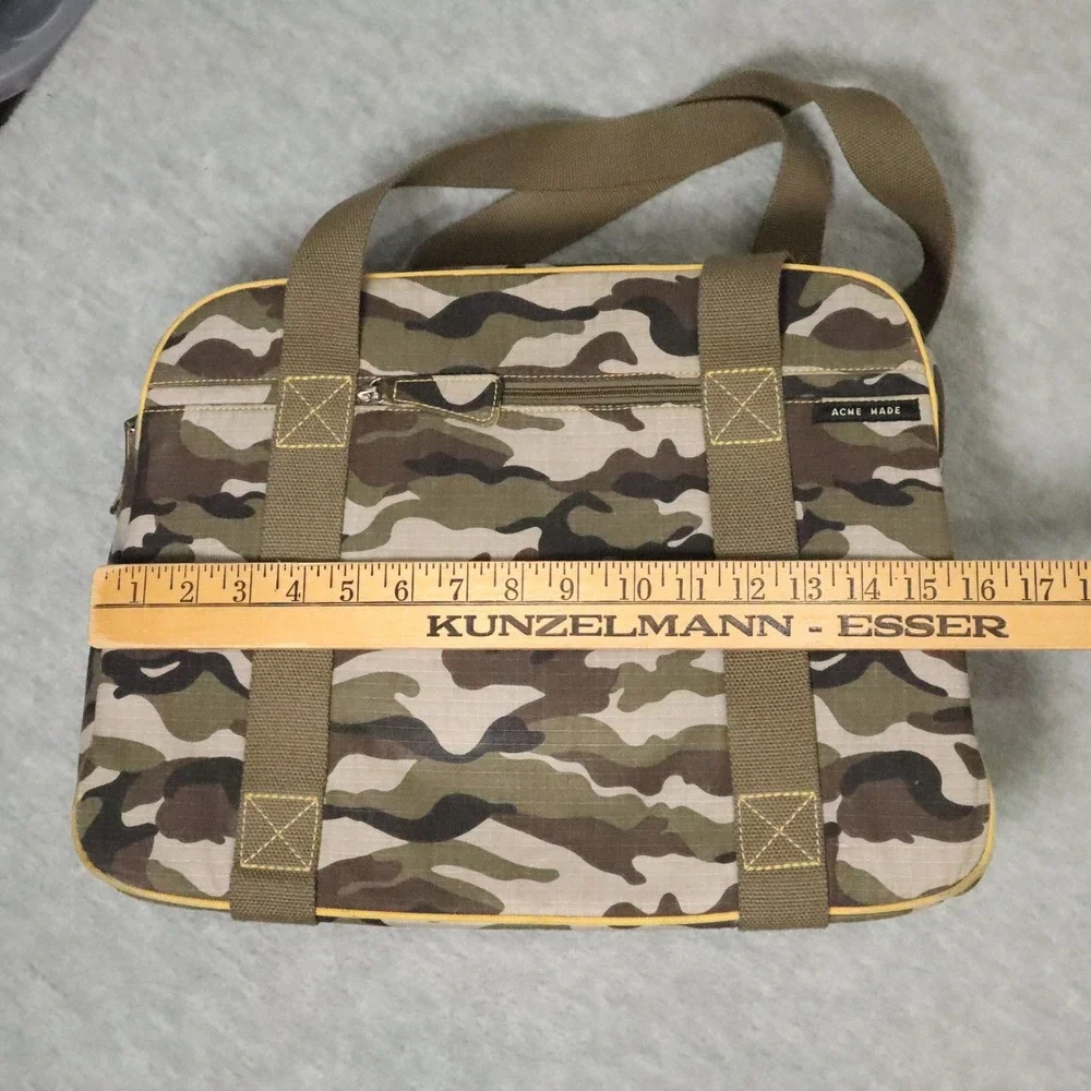 Acme Made Trixie Camo Laptop Bag‎ Large Camo Ripstop Nylon Travel Work Utility